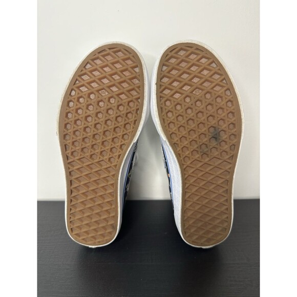 Vans Sk8 High Top Cosmic Astronaut Kid Shoes Sz 2.5 Blue Zip Side Lace Up #1120 - Picture 9 of 15